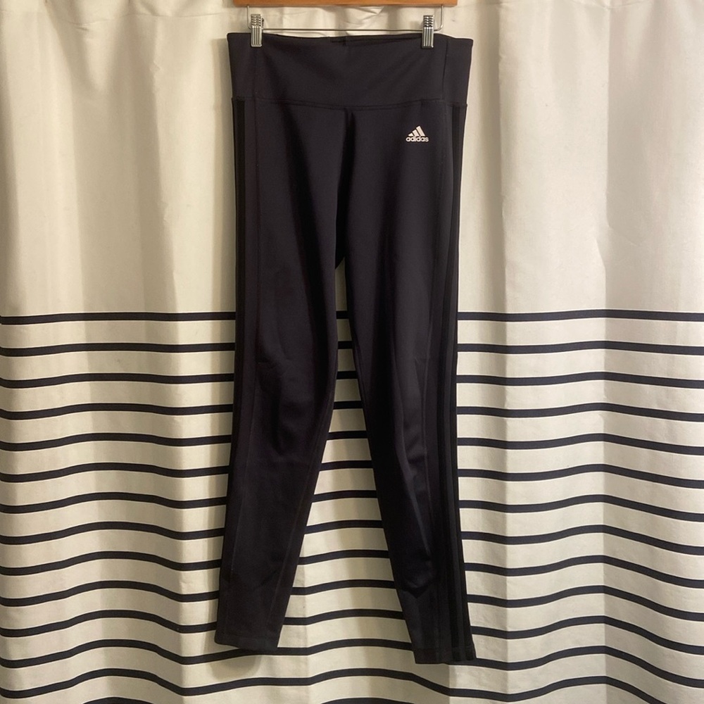 Adidas charcoal athletic leggings